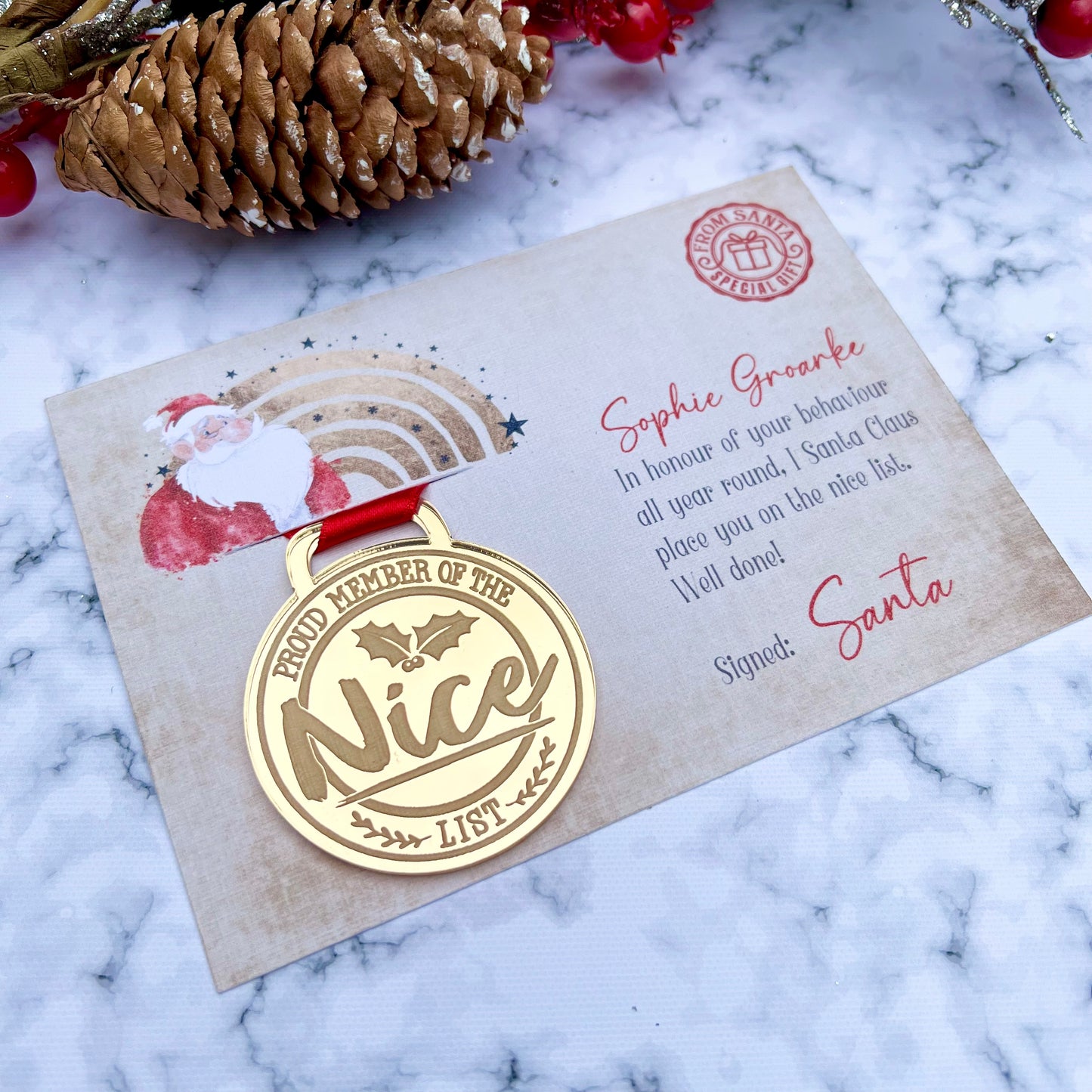 Nice List Medal