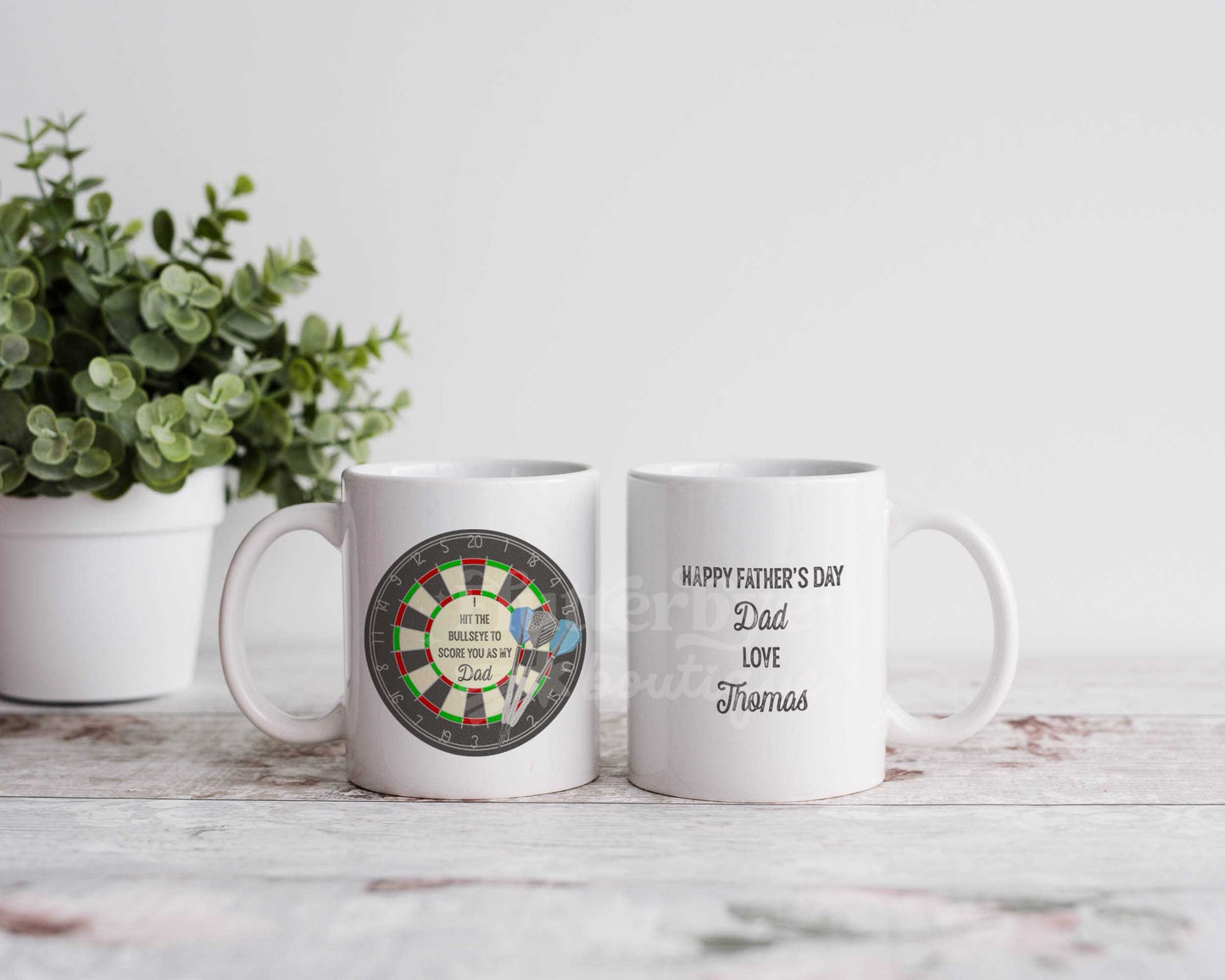 Bullseye Dad Mug