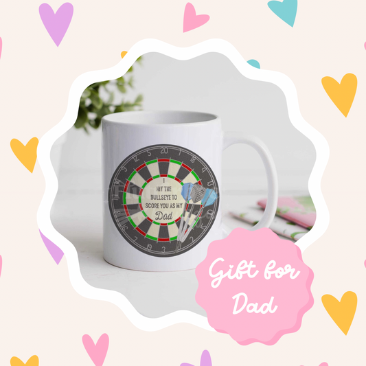 Bullseye Dad Mug