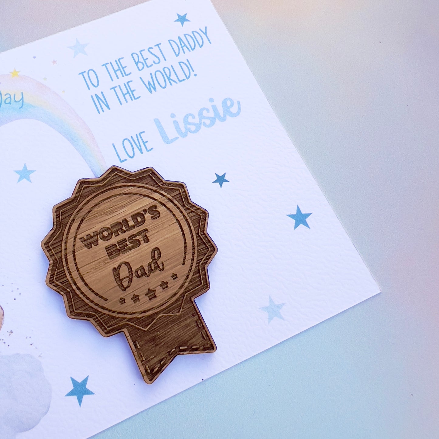 Best Dad in the world Badge