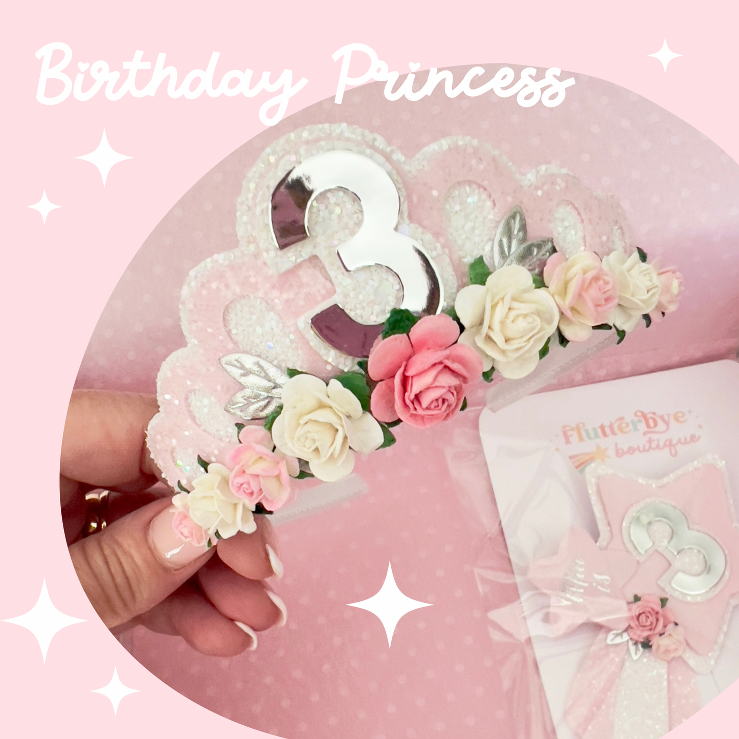 Birthday Tiara and Badge